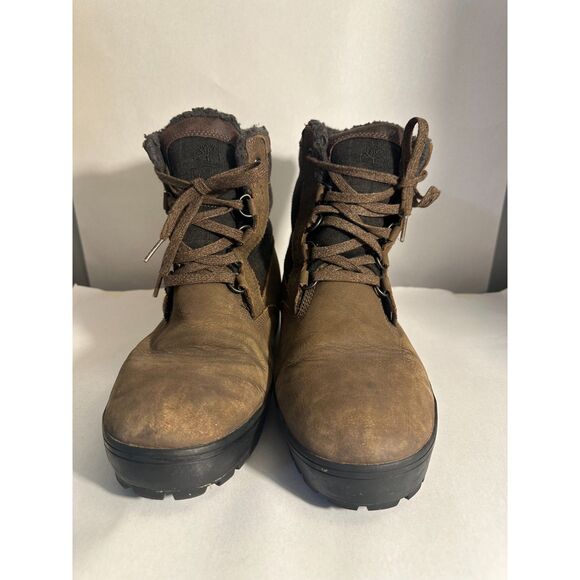 Timberland Mens Spruce Mountain Brown Warm Lined Waterproof Boots - Picture 1 of 5